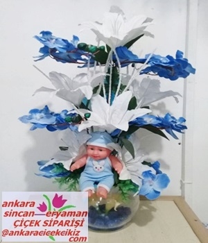  Sincan Yeni Doğum Çiçekleri - Hoş Geldin Bebek 